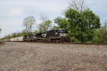 NS 4590 and 4425 lead train 12G through Thompsontown PA